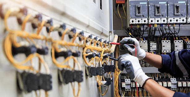 Professional Electrician technician working in Burlington, ND